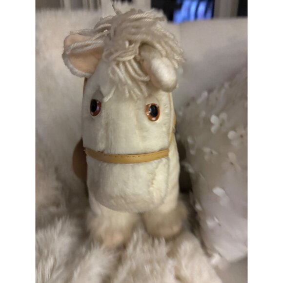 Vintage Cabbage Patch Kids Show Horse Plush Soft Stuffed Animal Saddle - Picture 10 of 16